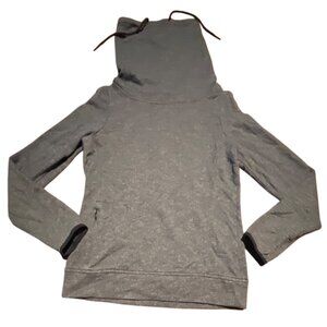 The North Face Womens S‎ Blue Hoodie  Turtleneck Cowl Neck With Thumb Holes